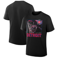 Detroit Pistons Black Chrome Legacy T-Shirt