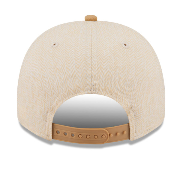 Бейсболка Golden State Warriors New Era Cream Herringbone 9FIFTY A-Frame
