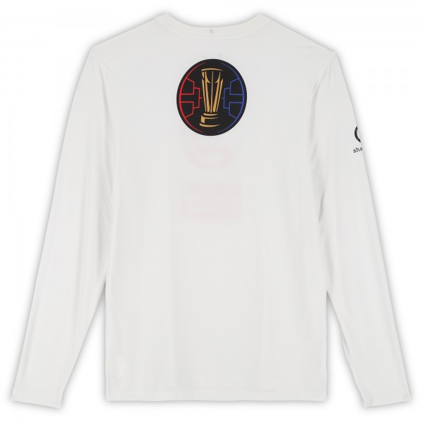 Atlanta Hawks Fanatics Authentic Team-Issued White Jordan Brand NBA Cup Long Sleeve T-Shirt from the 2025-26 NBA Season