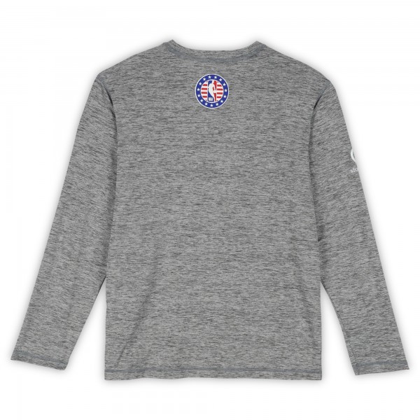 Atlanta Hawks Fanatics Authentic Team-Issued Gray Hoops For Troops Long Sleeve T-Shirt from the 2025-26 NBA Season