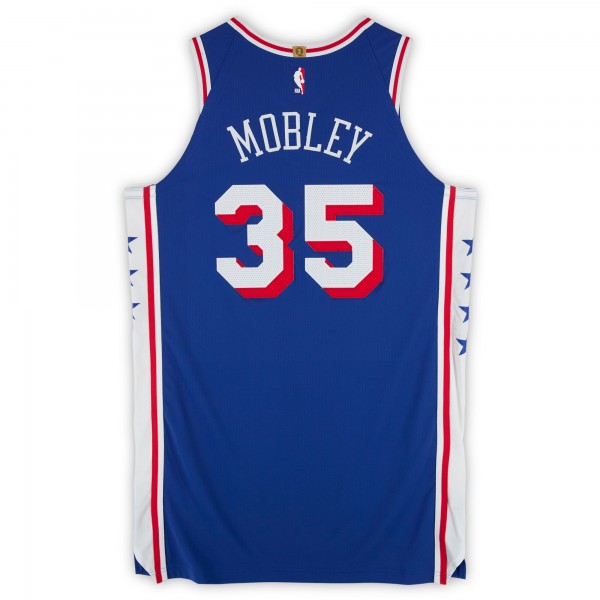 Isaiah Mobley Philadelphia 76ers Fanatics Authentic Player-Issued #35 Royal Nike Jersey from the 2024-25 NBA Season - Size 52+6