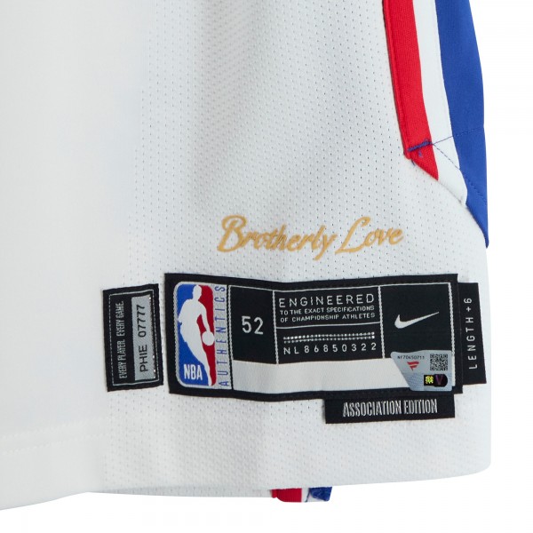 Isaiah Mobley Philadelphia 76ers Fanatics Authentic Player-Issued #35 White Nike Jersey from the 2024-25 NBA Season - Size 52+6