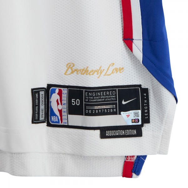 David Roddy Philadelphia 76ers Fanatics Authentic Player-Issued #45 White Nike Jersey from the 2024-25 NBA Season - Size 50+4