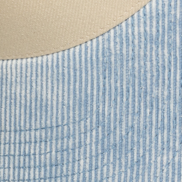 Бейсболка Unisex Golden State Warriors Mitchell & Ness Cream/Light Blue Faded Pro