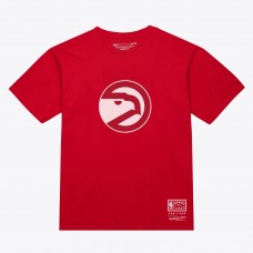 Unisex Atlanta Hawks Mitchell & Ness Red Hardwood Classics Arch T-Shirt