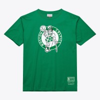 Unisex Boston Celtics Mitchell & Ness Kelly Green Hardwood Classics Arch T-Shirt