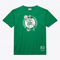 Unisex Boston Celtics Mitchell & Ness Kelly Green Hardwood Classics Arch T-Shirt