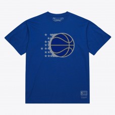 Unisex Orlando Magic Mitchell & Ness Royal Hardwood Classics Arch T-Shirt