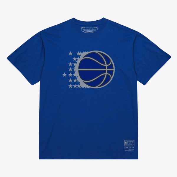 Unisex Orlando Magic Mitchell & Ness Royal Hardwood Classics Arch T-Shirt