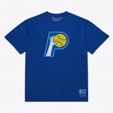 Unisex Indiana Pacers Mitchell & Ness Royal Hardwood Classics Arch T-Shirt
