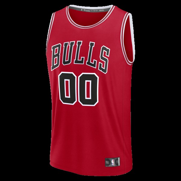 Chicago Bulls Fanatics Red Fastbreak Custom Jersey - Icon Edition