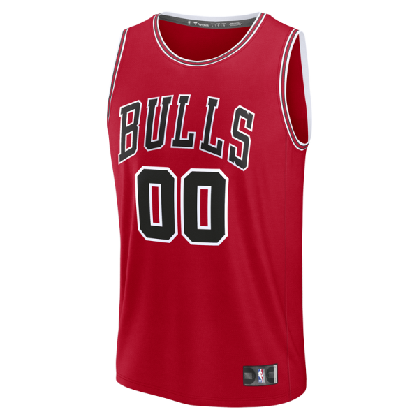 Подростковая Chicago Bulls Fanatics Red Fastbreak Custom Jersey - Icon Edition