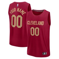 Подростковая Cleveland Cavaliers Fanatics Red Fastbreak Custom Jersey - Icon Edition