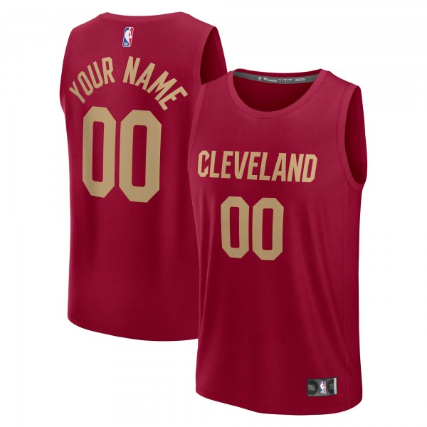 Подростковая Cleveland Cavaliers Fanatics Red Fastbreak Custom Jersey - Icon Edition