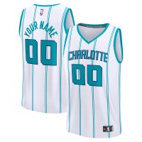 Charlotte Hornets Fanatics White Fastbreak Custom Jersey - Association Edition