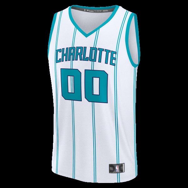 Charlotte Hornets Fanatics White Fastbreak Custom Jersey - Association Edition
