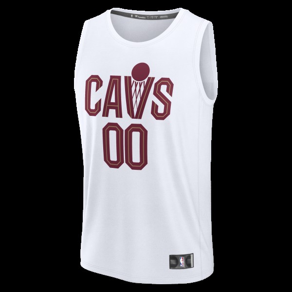 Cleveland Cavaliers Fanatics White Fastbreak Custom Jersey - Association Edition