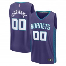 Charlotte Hornets Fanatics Purple Fastbreak Custom Jersey - Statement Edition
