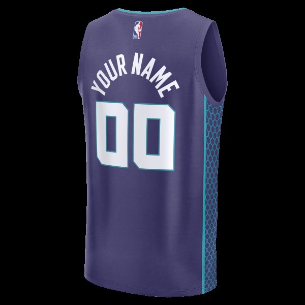 Charlotte Hornets Fanatics Purple Fastbreak Custom Jersey - Statement Edition