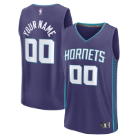 Подростковая Charlotte Hornets Fanatics Purple Fastbreak Custom Jersey - Statement Edition