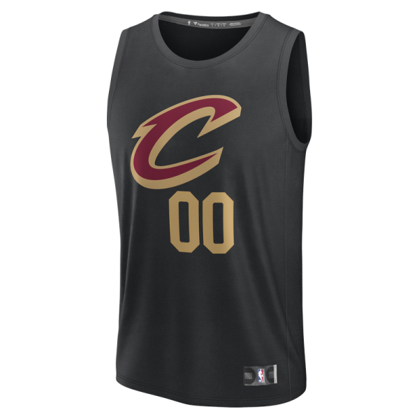 Подростковая Cleveland Cavaliers Fanatics Black Fastbreak Custom Jersey - Statement Edition