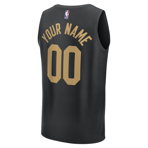 Подростковая Cleveland Cavaliers Fanatics Black Fastbreak Custom Jersey - Statement Edition