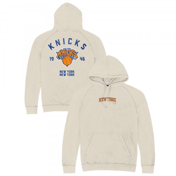 Unisex New York Knicks Stadium Essentials White Get Back Vintage Raglan Hoodie