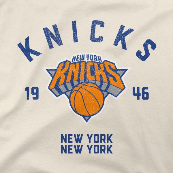 Unisex New York Knicks Stadium Essentials White Get Back Vintage Raglan Hoodie