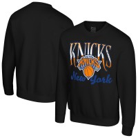 Unisex New York Knicks Stadium Essentials Black Sky High Fleece Sweatshirt