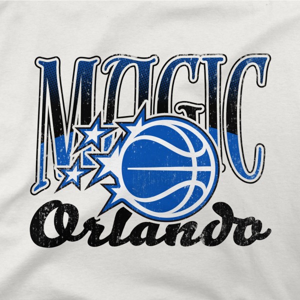 Unisex Orlando Magic Stadium Essentials Oatmeal Sky High Fleece Sweatshirt