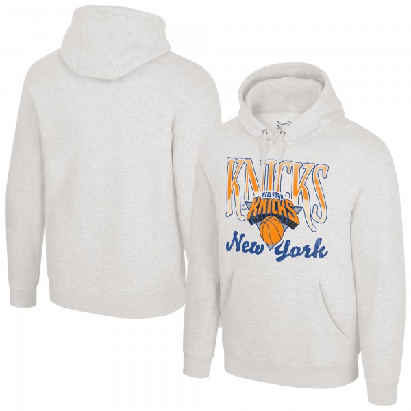 Unisex New York Knicks Stadium Essentials Oatmeal Sky High Hoodie