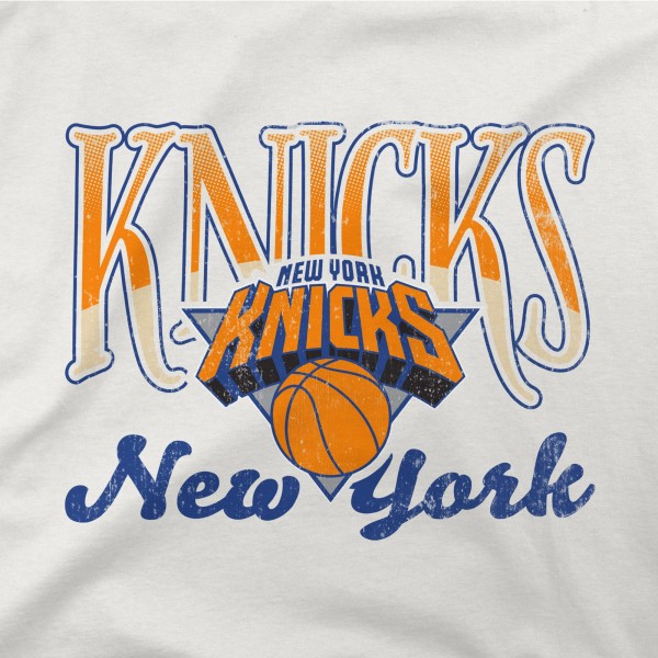 Unisex New York Knicks Stadium Essentials Oatmeal Sky High Hoodie