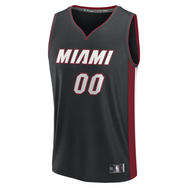 Miami Heat Fanatics Black Fastbreak Custom Jersey - Icon Edition