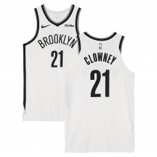 Noah Clowney Brooklyn Nets Fanatics Authentic Game-Used #21 White Nike Jersey vs. Boston Celtics on November 21, 2025 - Size 48+4