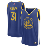 Golden State Warriors Seth Curry Fanatics Blue Fast Break Replica Jersey - Icon Edition