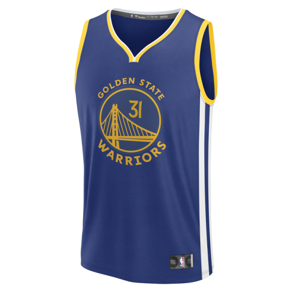 Golden State Warriors Seth Curry Fanatics Blue Fast Break Replica Jersey - Icon Edition