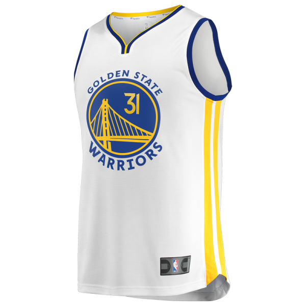 Golden State Warriors Seth Curry Fanatics White Fast Break Replica Jersey - Association Edition