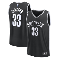 Brooklyn Nets Nic Claxton Fanatics Black Fast Break Replica Jersey - Icon Edition