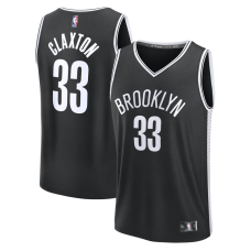 Brooklyn Nets Nic Claxton Fanatics Black Fast Break Replica Jersey - Icon Edition