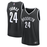 Brooklyn Nets Cam Thomas Fanatics Black Fast Break Replica Jersey - Icon Edition
