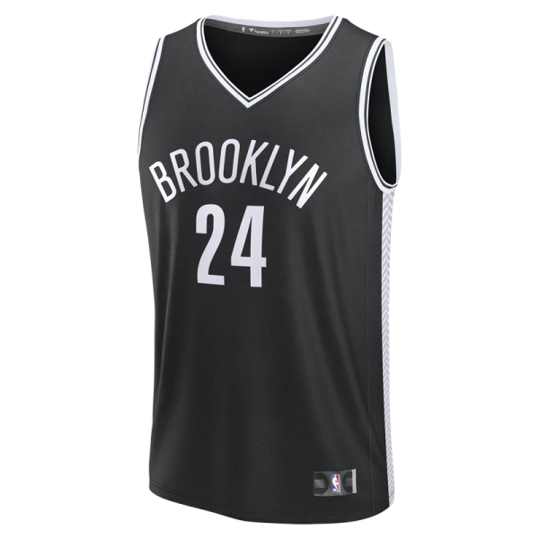 Brooklyn Nets Cam Thomas Fanatics Black Fast Break Replica Jersey - Icon Edition