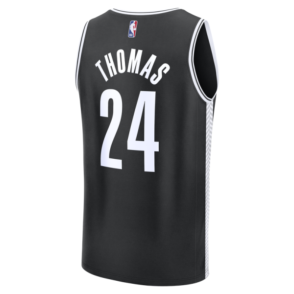 Brooklyn Nets Cam Thomas Fanatics Black Fast Break Replica Jersey - Icon Edition
