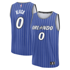 Orlando Magic Anthony Black Fanatics Royal Fast Break Replica Jersey - Icon Edition