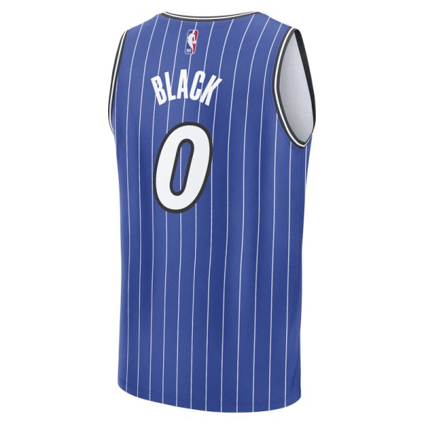 Orlando Magic Anthony Black Fanatics Royal Fast Break Replica Jersey - Icon Edition