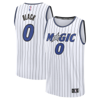 Orlando Magic Anthony Black Fanatics White Fast Break Replica Jersey - Association Edition