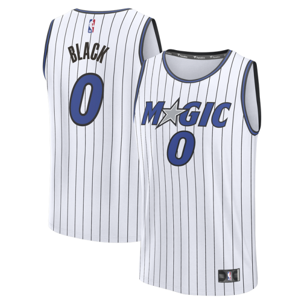 Orlando Magic Anthony Black Fanatics White Fast Break Replica Jersey - Association Edition