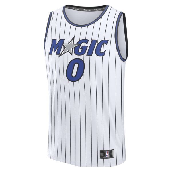 Orlando Magic Anthony Black Fanatics White Fast Break Replica Jersey - Association Edition