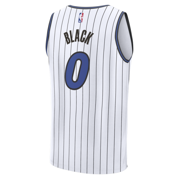 Orlando Magic Anthony Black Fanatics White Fast Break Replica Jersey - Association Edition