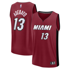 Джерси Miami Heat Bam Adebayo Fanatics Red Fast Break Replica Player - Statement Edition