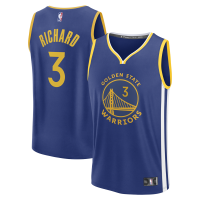 Golden State Warriors Will Richard Fanatics Blue Fast Break Replica Jersey - Icon Edition